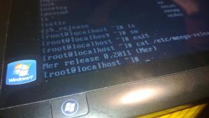 Mer core running on the Iconia tab